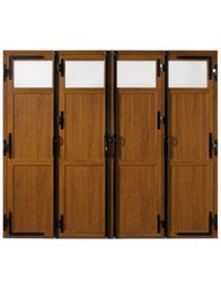 Portes de Garage Battantes et Accordéon Gamme Pvc De Chez Thiebaut 3