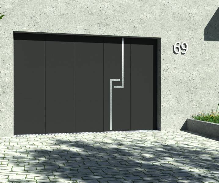 Portes de Garage à déplacement Latéral Porte Sectionnelle Latérale De Chez Soprofen 4